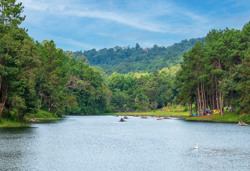 Beautiful,Scenery,Of,Pang,Oung,Lake,,Mae,Hong,Son,,Thailand. Beautiful,Scenery,Of,Pang,Oung,Lake,,Mae,Hong,Son,,Thailand.