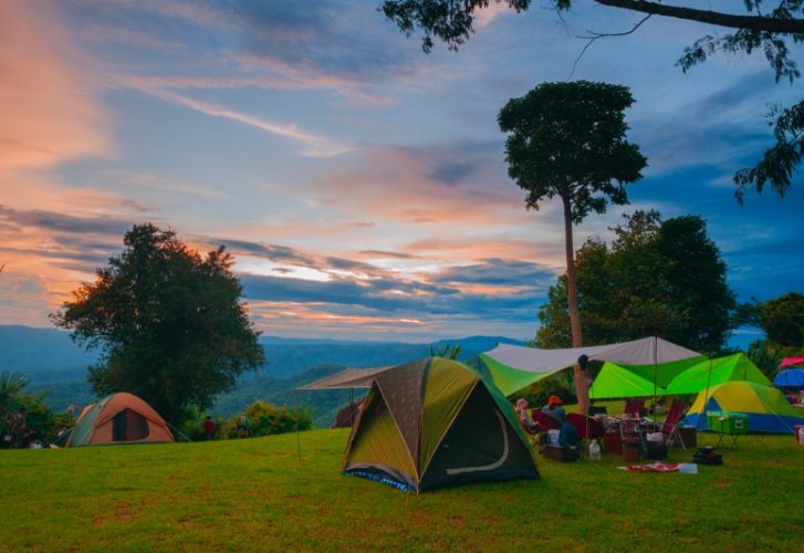 Campsite at Pha Kep Tawan is Located in Thap Lan National Park, Nakhon Ratchasima Published in Dong Phaya Yen - Khao Yai Natural World Heritage Site of Thailand. Osotho Magazine, Issued : October, 2019 Page 21